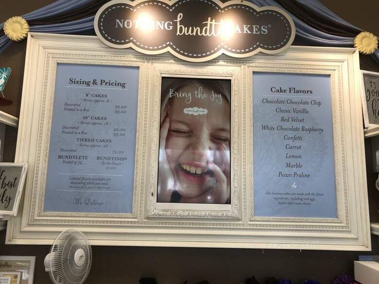 Nothing Bundt Cakes - Roseville, CA menu_pic