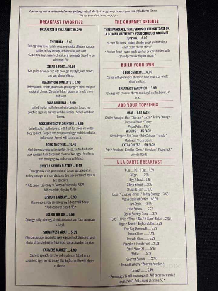 Perk Cup Cafe - Berea, OH menu_pic