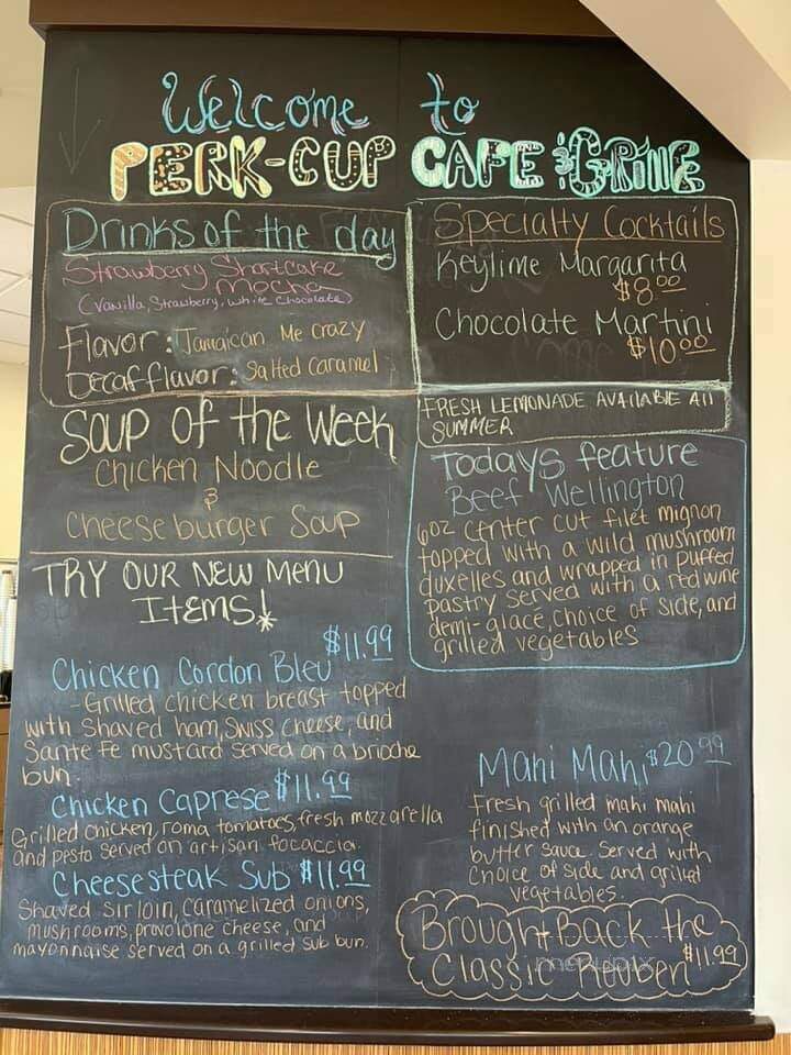 Perk Cup Cafe - Berea, OH menu_pic