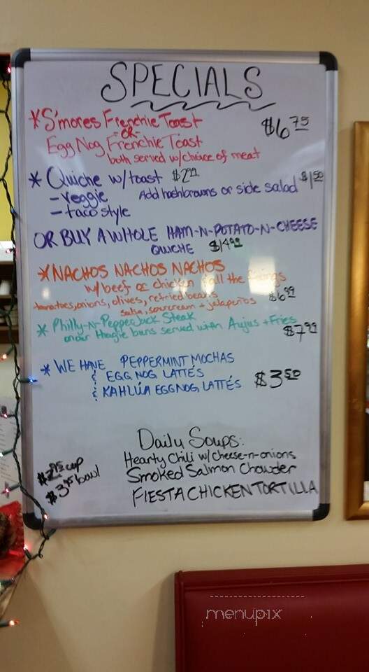 Karl's Bakery Coffee Shoppe - Everett, WA menu_pic