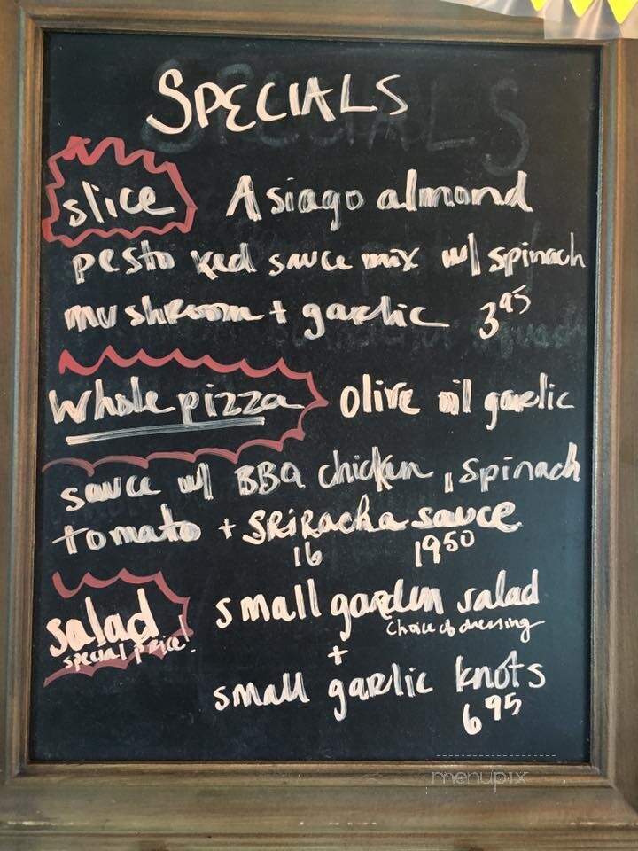 Hillside Pizza - Bernardston, MA menu_pic