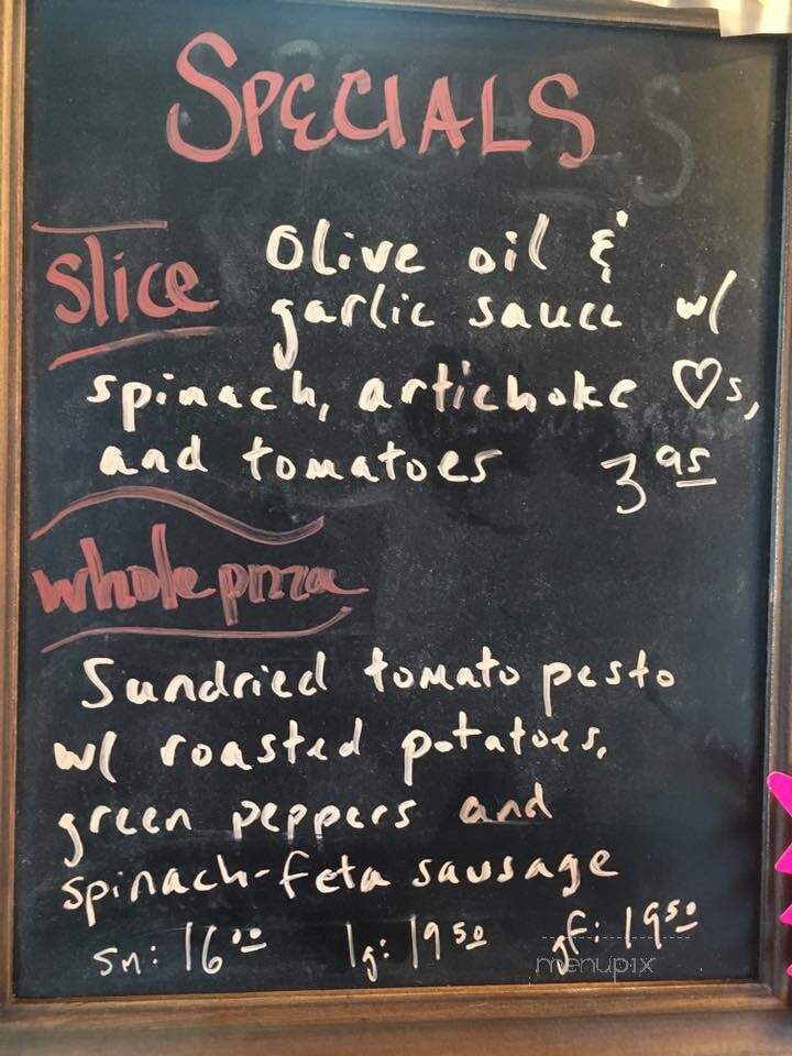 Hillside Pizza - Bernardston, MA menu_pic