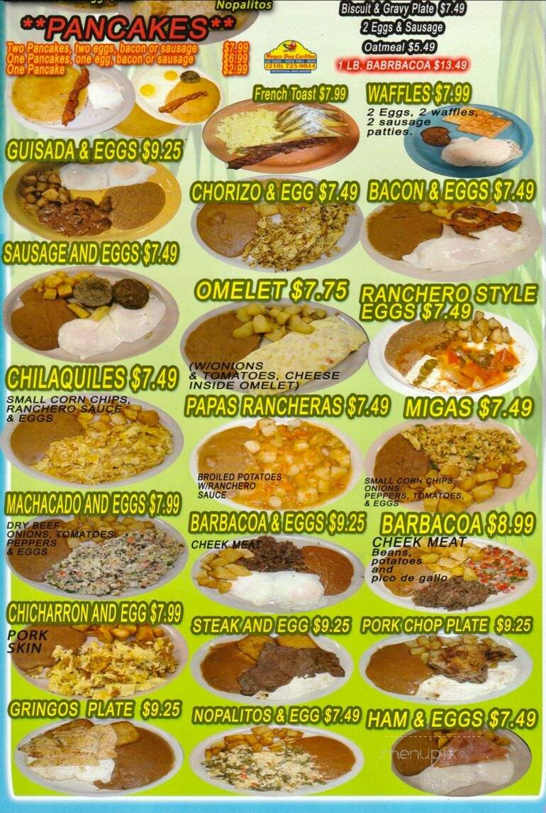 La Palma mexican Restaurant #2 - Corpus Christi, TX menu_pic