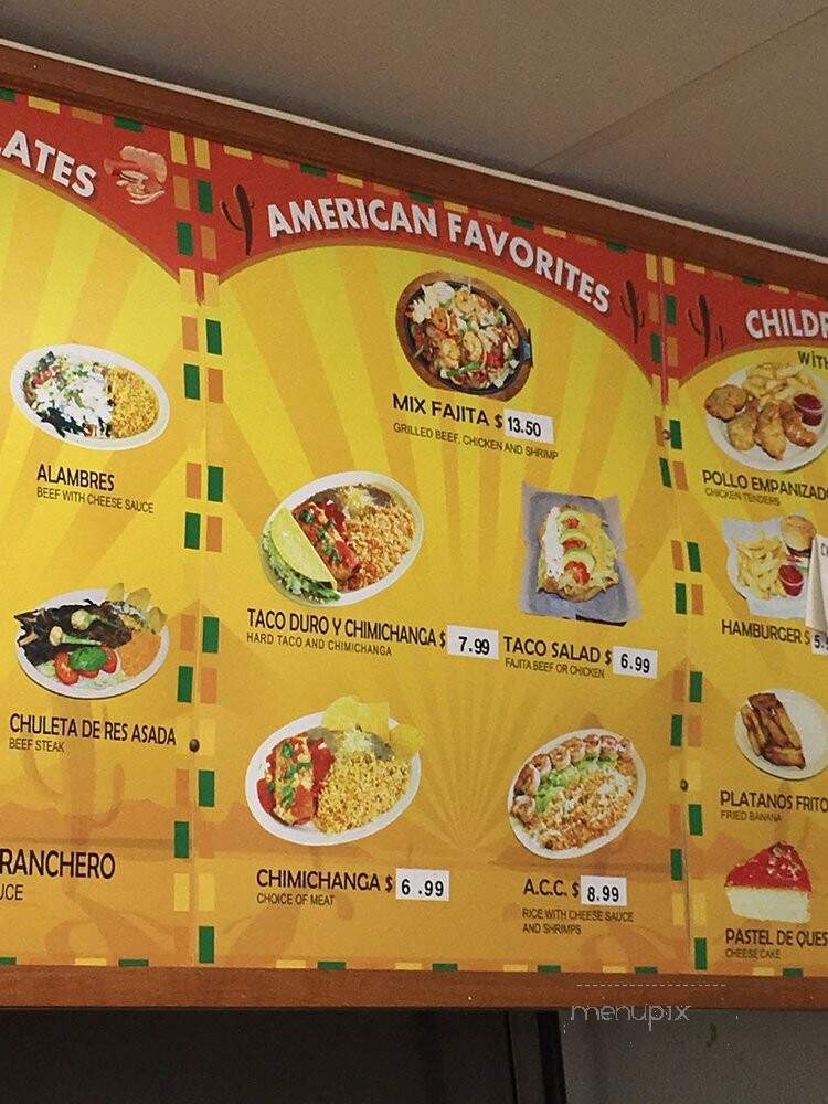 La Taqueria - Fuquay Varina, NC menu_pic