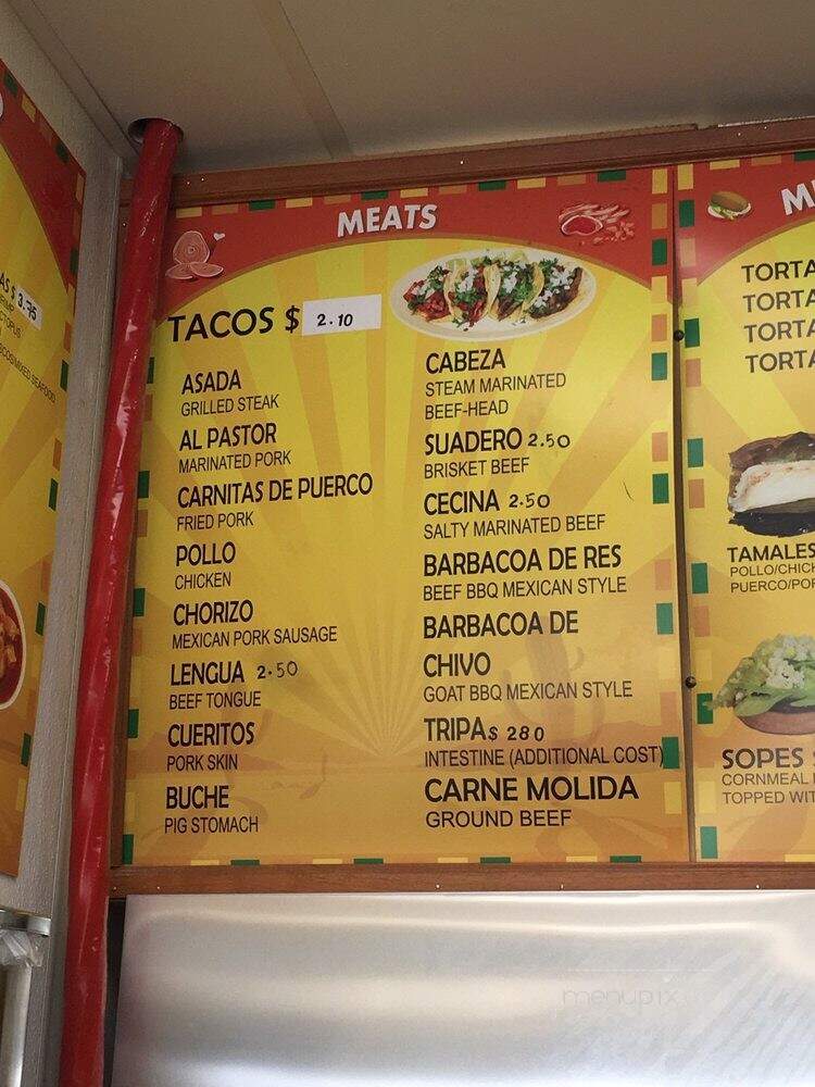 La Taqueria - Fuquay Varina, NC menu_pic