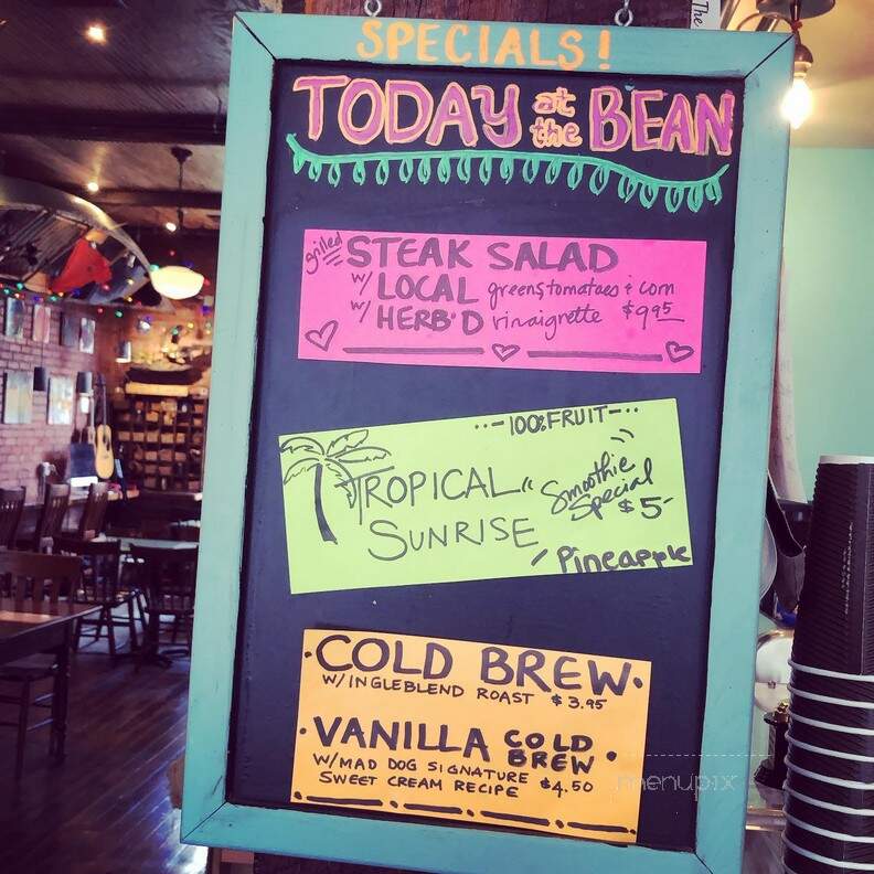 The IngleBean Coffee House - Millheim, PA menu_pic