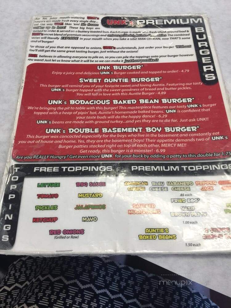 Unks Burgers - Lees Summit, MO