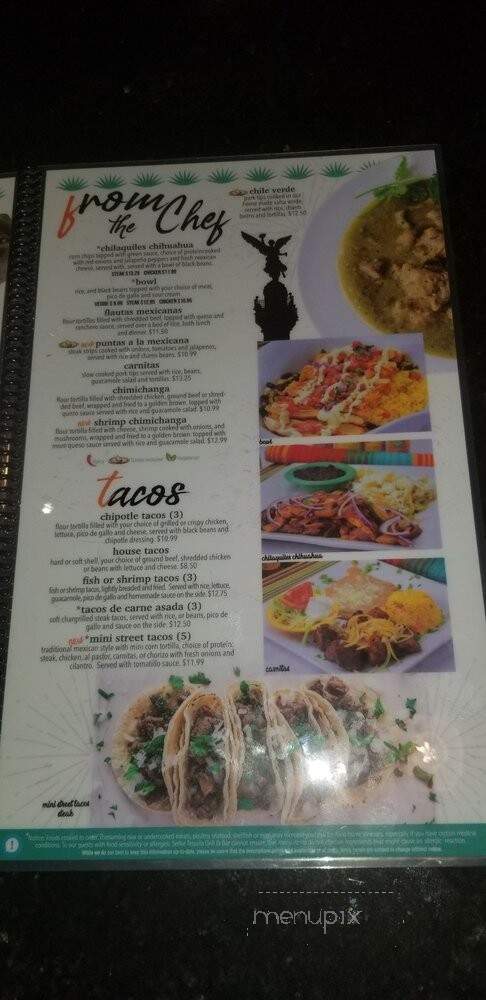 El Sol Mexican Bar Grill - Smyrna, GA menu_pic