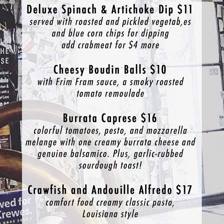 Old Absinthe House - New Orleans, LA menu_pic