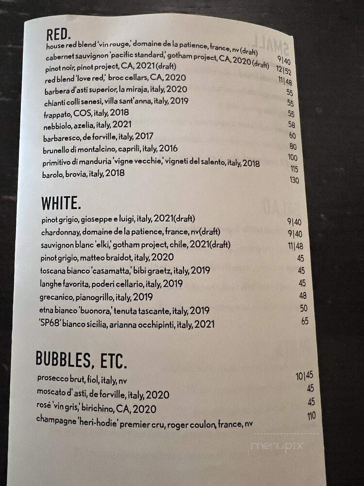 REILLY Craft Pizza & Drink - Tucson, AZ menu_pic