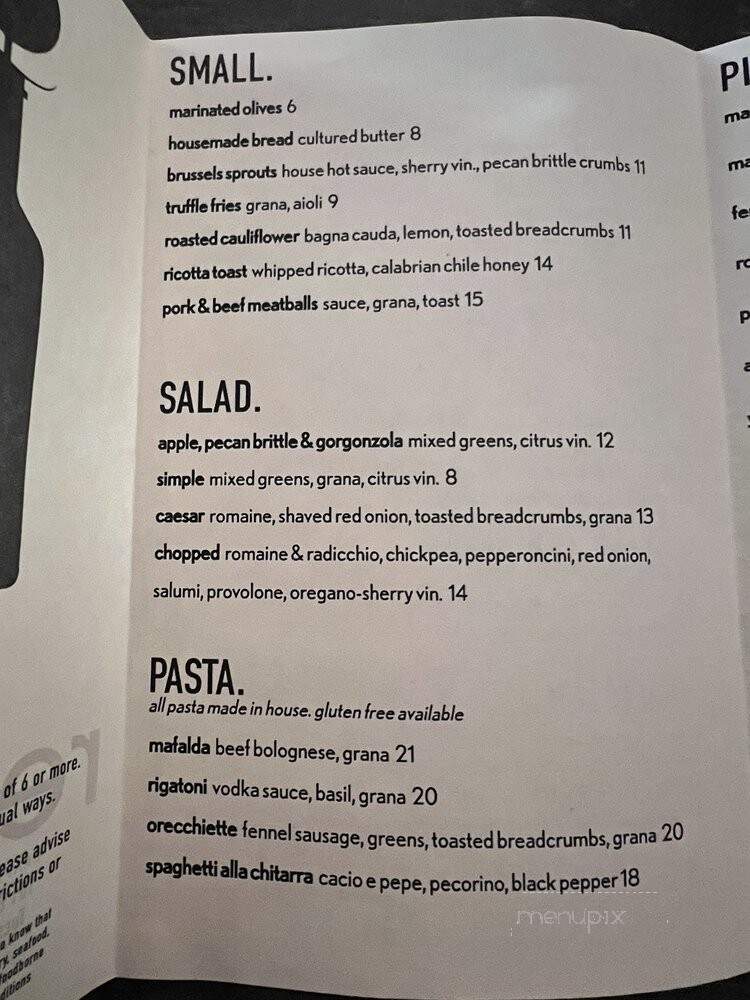 REILLY Craft Pizza & Drink - Tucson, AZ menu_pic