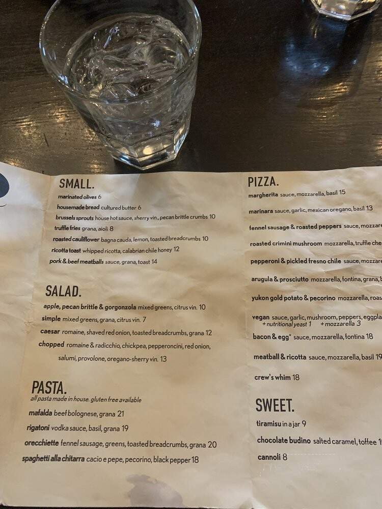 REILLY Craft Pizza & Drink - Tucson, AZ menu_pic