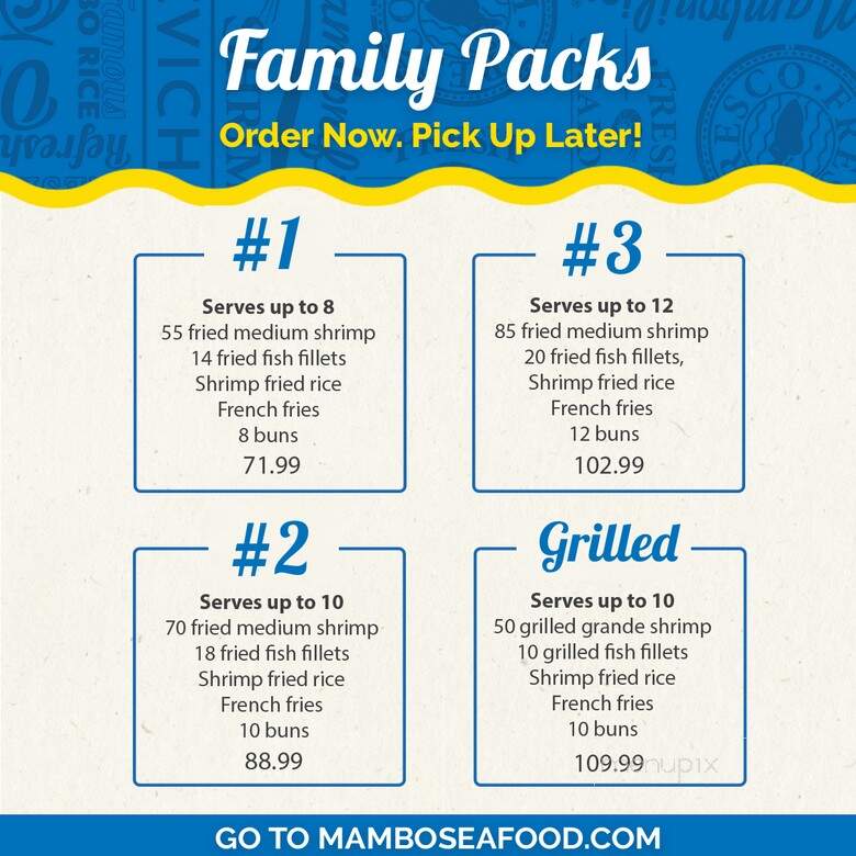 Mambo Seafood - Houston, TX menu_pic
