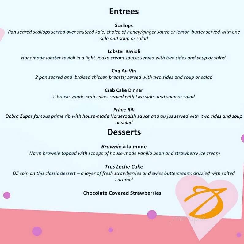 Dobra Zupas - Beckley, WV menu_pic