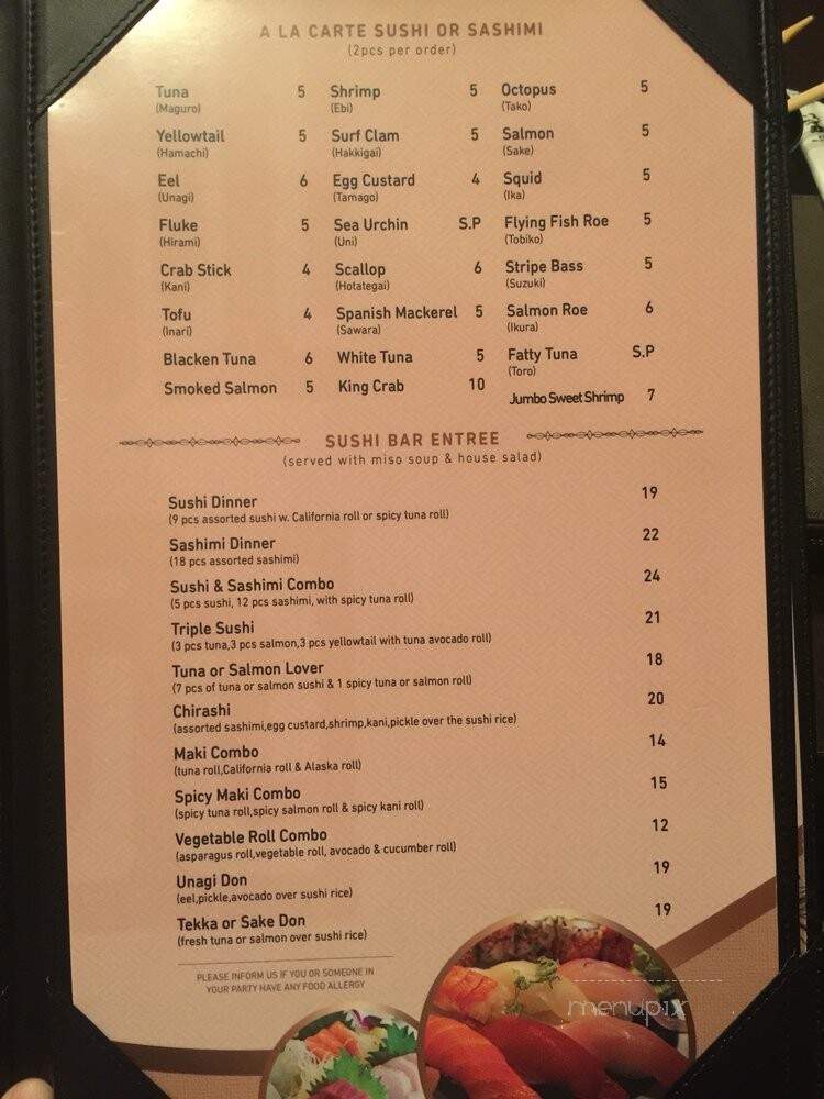 Akita Fine Japanese Cuisine - Moosic, PA menu_pic