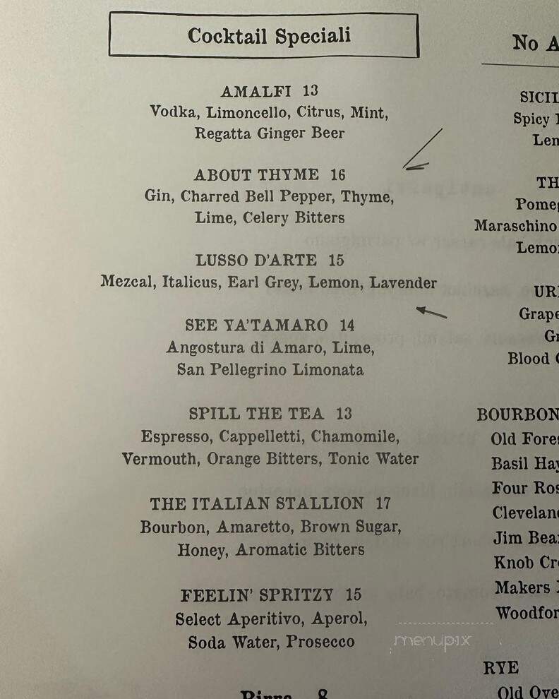 Sotto - Cincinnati, OH menu_pic