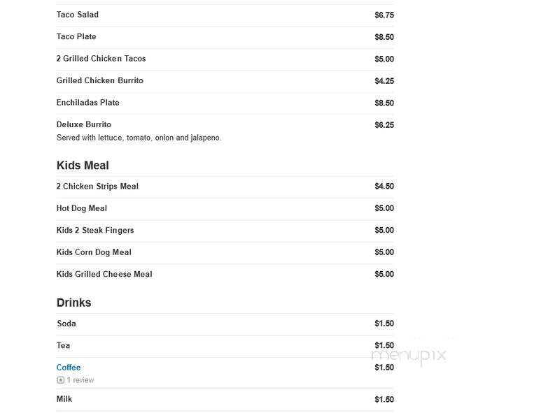 Tech Cafe #4 - Lubbock, TX menu_pic