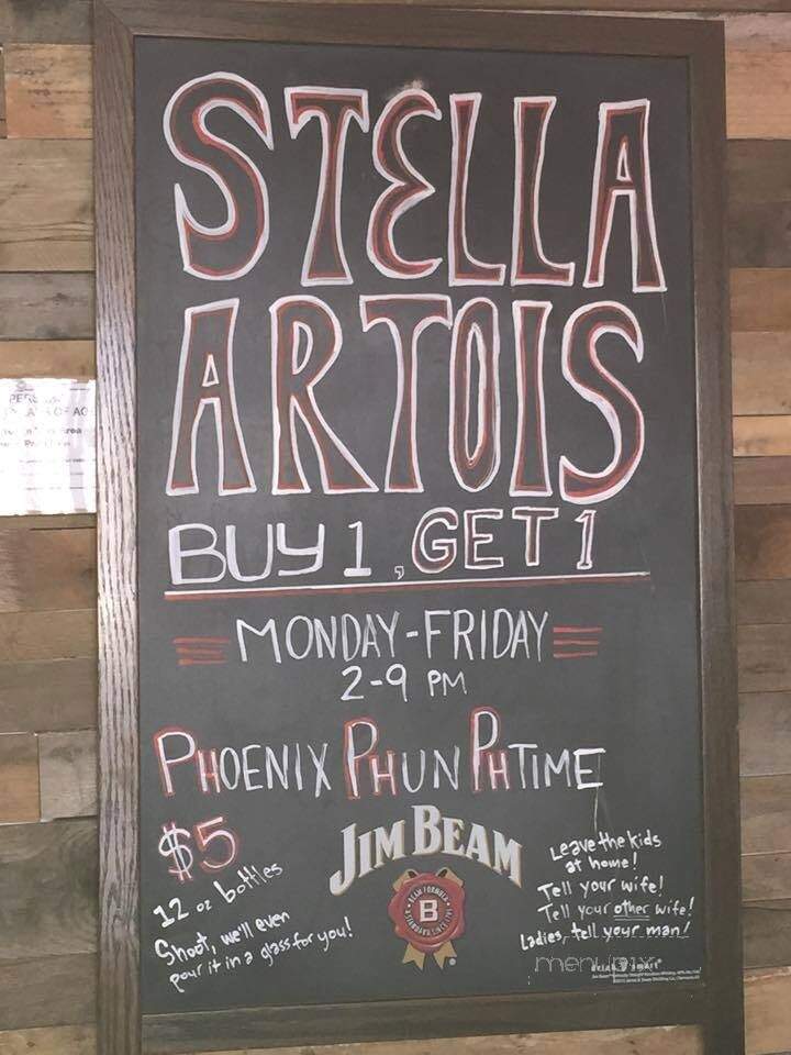 The Phoenix - Tulsa, OK menu_pic