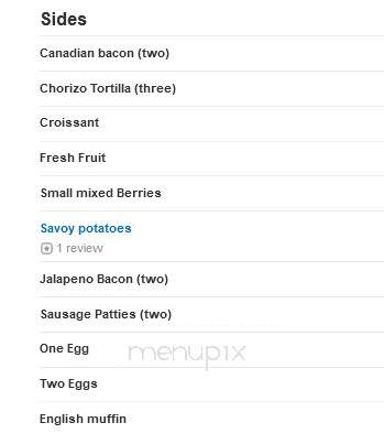 Savoy de Mesilla - Las Cruces, NM menu_pic