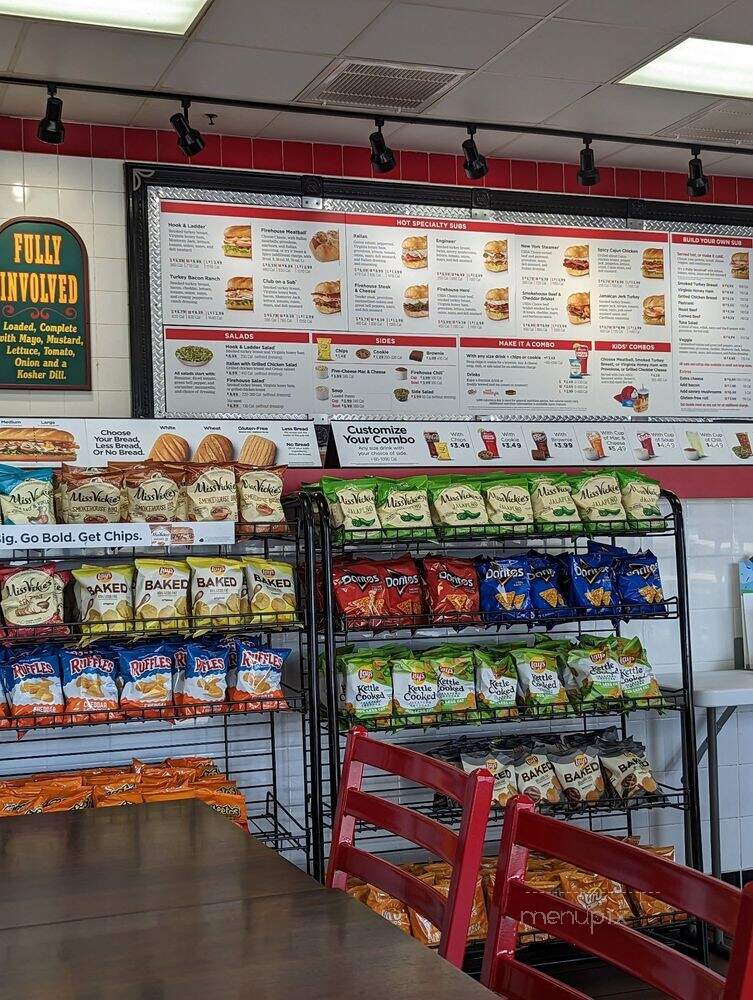 Firehouse Subs - Greenville, NC menu_pic