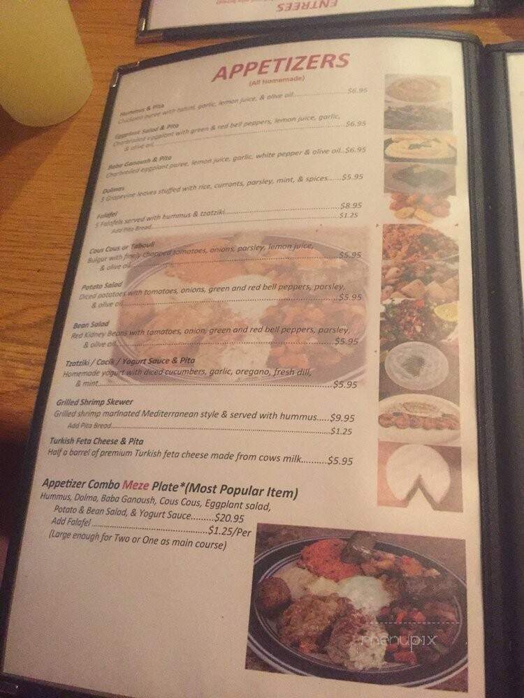 Semra's Mediterranean Grill - Rehoboth Beach, DE menu_pic