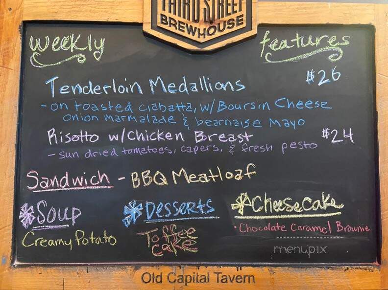 Old Capital Tavern - Sauk Rapids, MN menu_pic