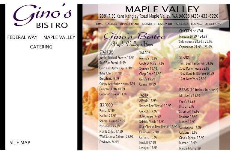 Gino's Bistro - Maple Valley - Maple Valley, WA