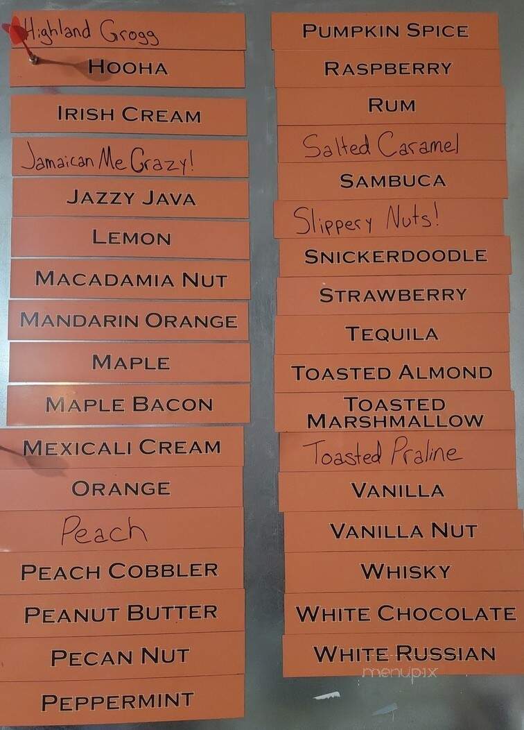 Mean Bean Coffee Roasters - Galena, IL menu_pic