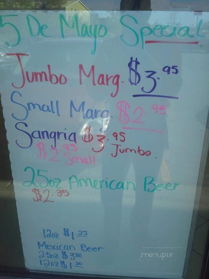 La Carreta Mexican Restaurant - Jamestown, ND menu_pic