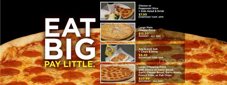 Frankie's Pizza of Granite Fls - Granite Falls, NC menu_pic