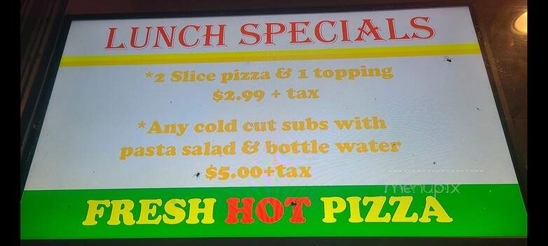 Bella's Pizza - Selinsgrove, PA menu_pic