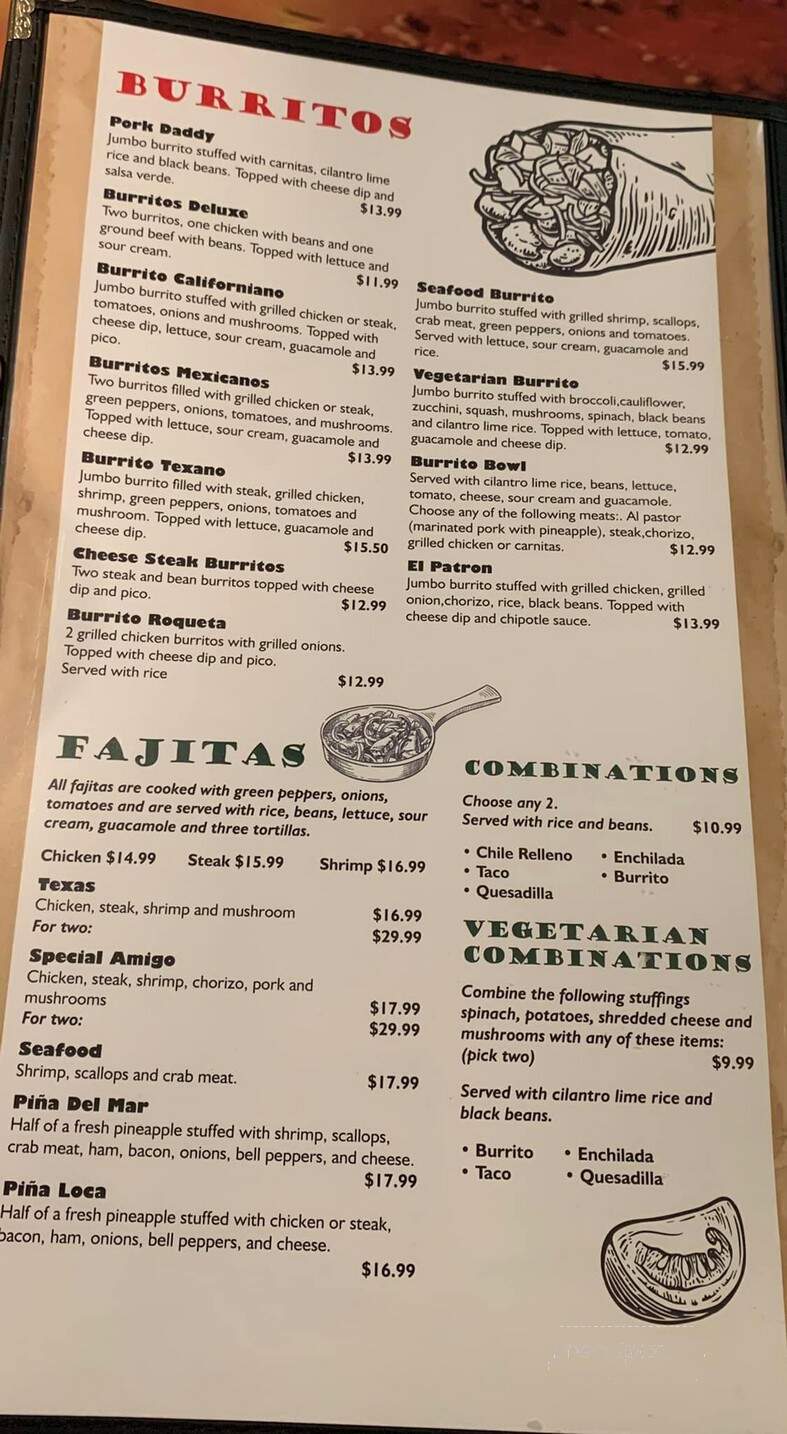 Los Amigos - Charleston, WV menu_pic