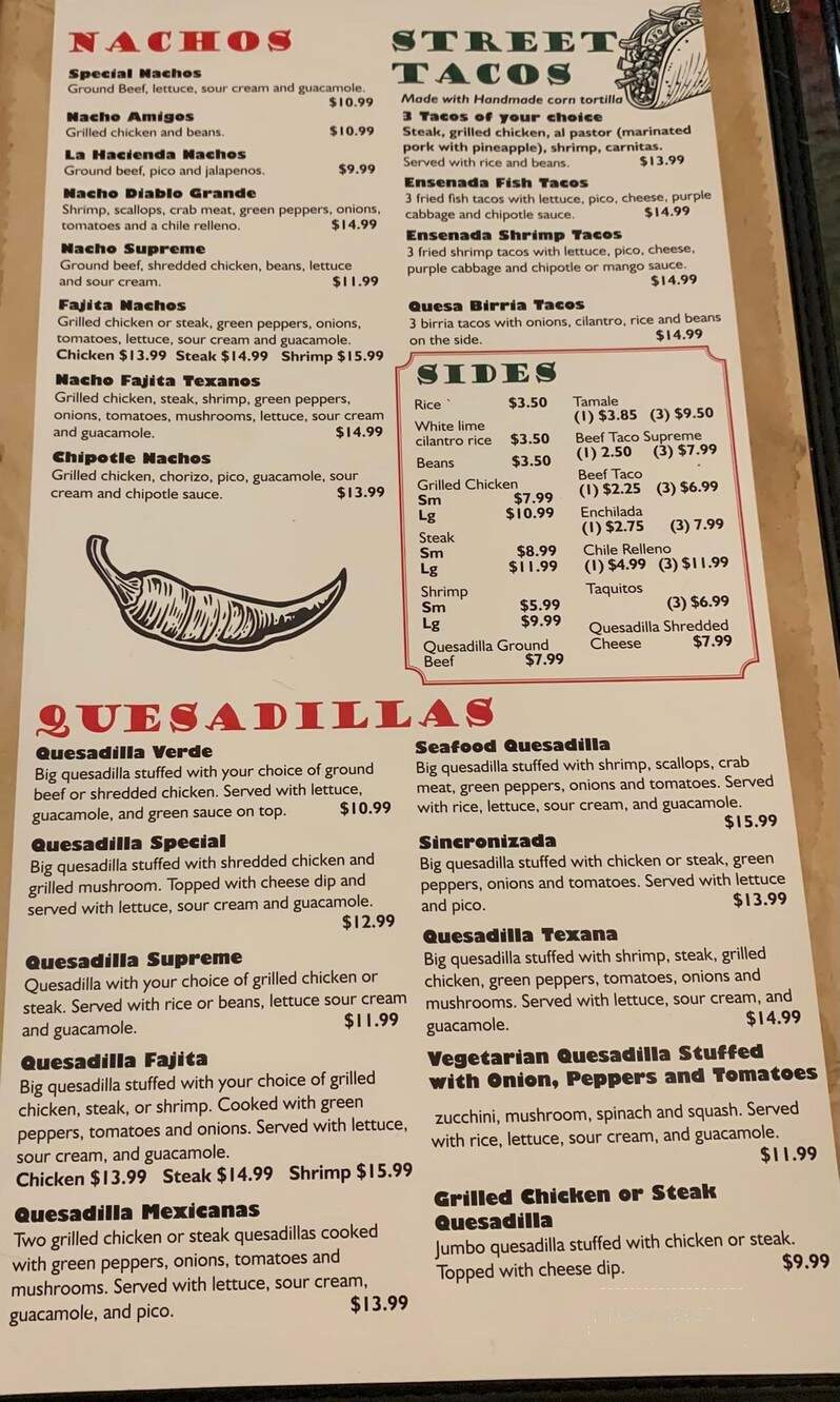 Los Amigos - Charleston, WV menu_pic