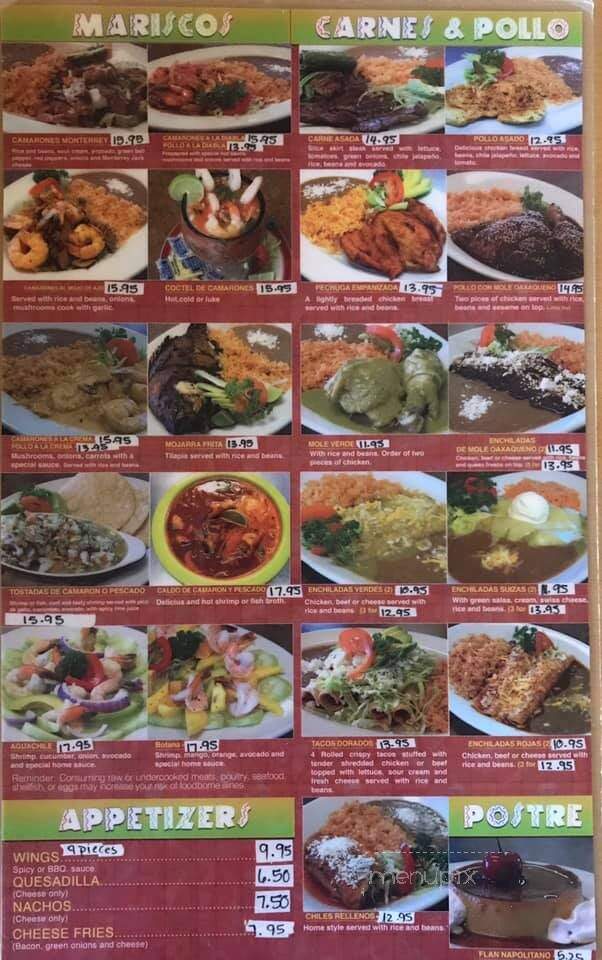 La Fondita - Salem, OR menu_pic