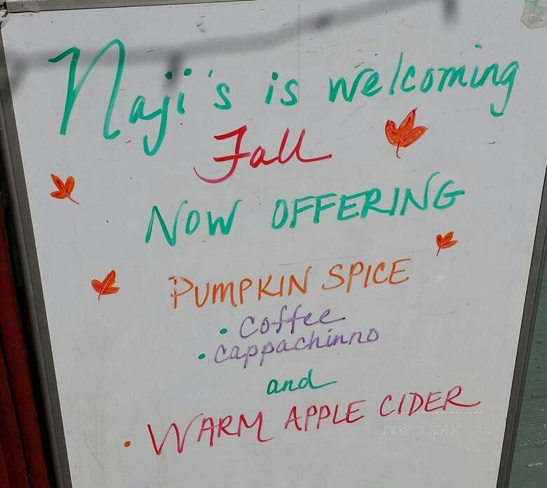 Naji's - Great Barrington, MA menu_pic