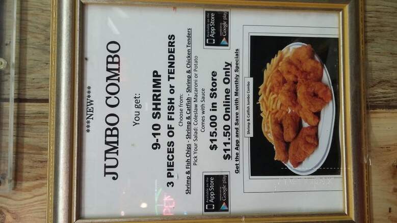 Troha's Shrimp Fish House - Chicago, IL menu_pic