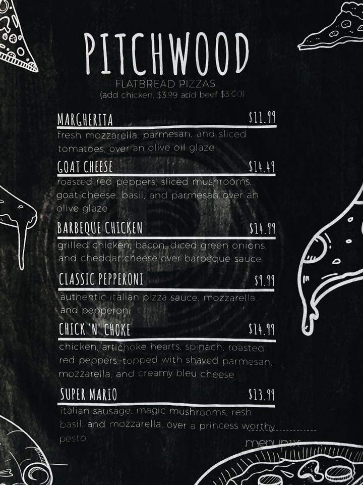 Pitchwood Alehouse - Raymond, WA menu_pic