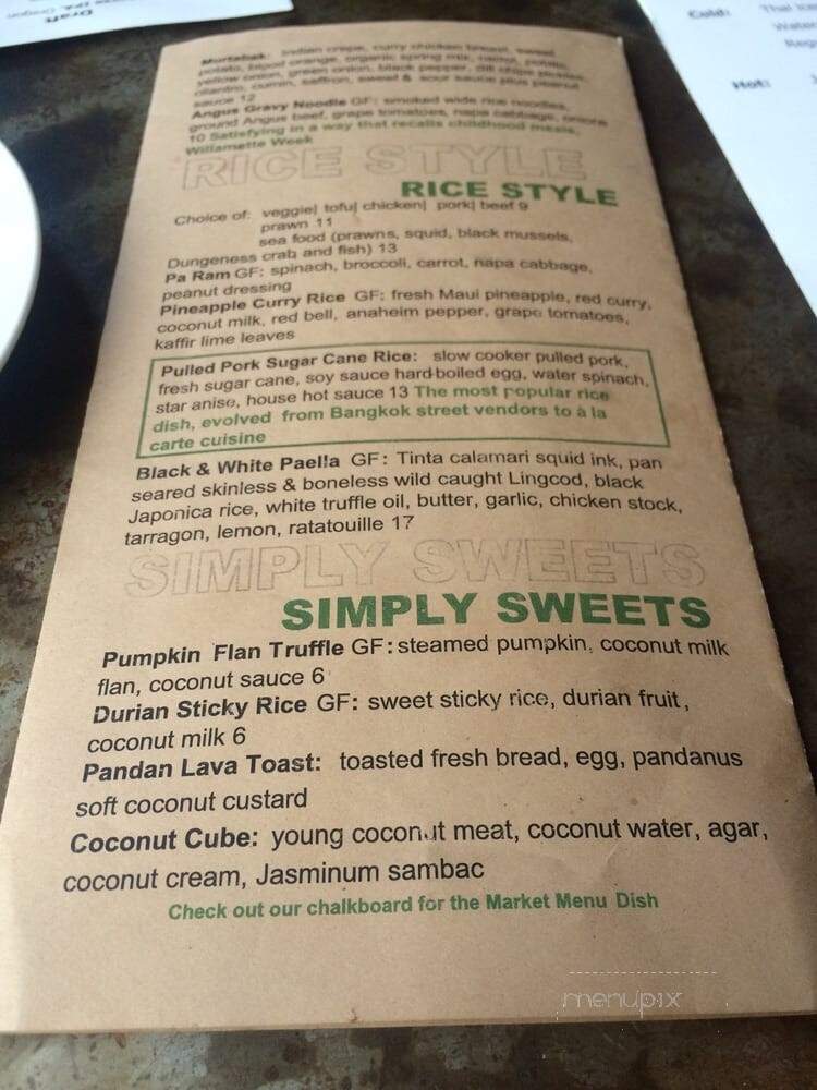 Nudi Noodle Place - Portland, OR menu_pic