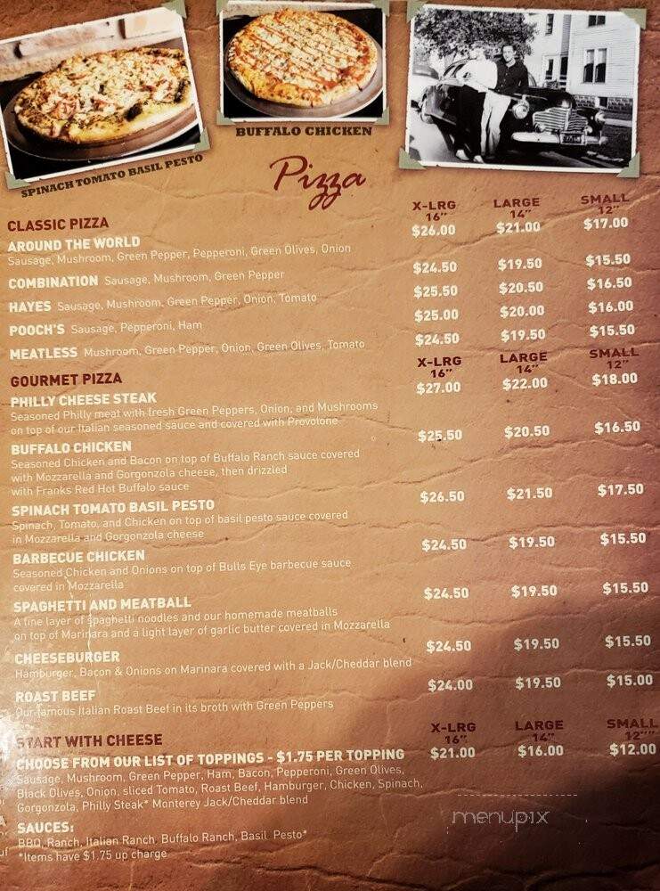 Art's Pizza - Anderson, IN menu_pic