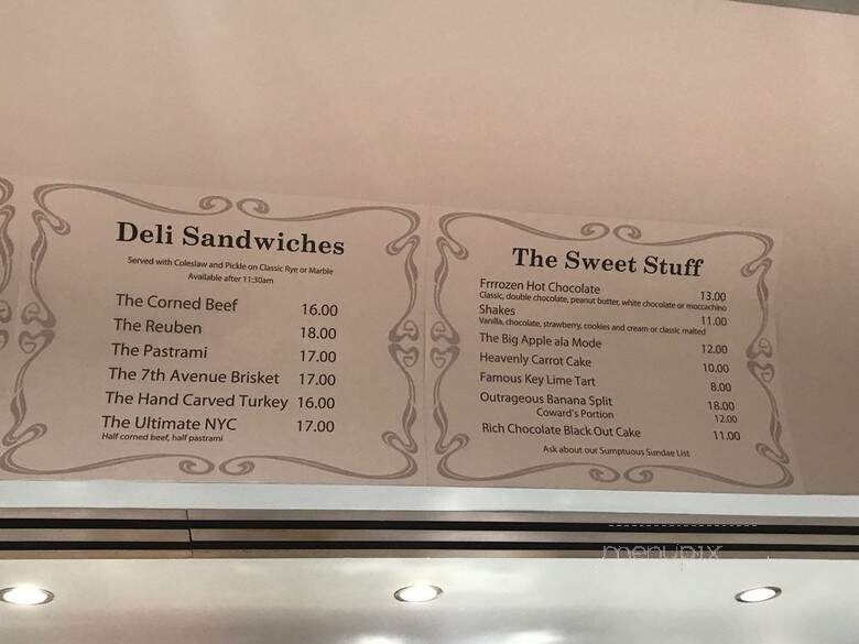 Serendipity - Boca Raton, FL menu_pic