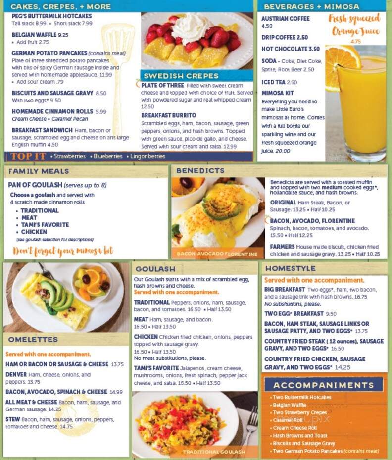 Little Euro - Spokane Valley, WA menu_pic