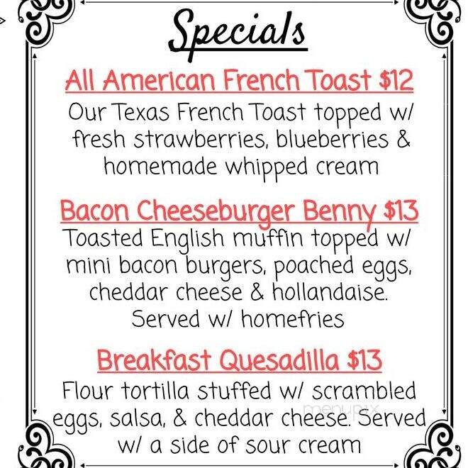 The New World Tavern - Plymouth, MA menu_pic