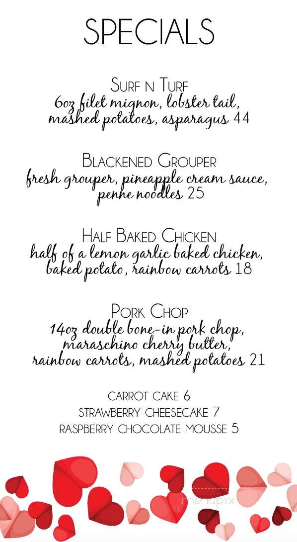 Lakehouse - Culver, IN menu_pic