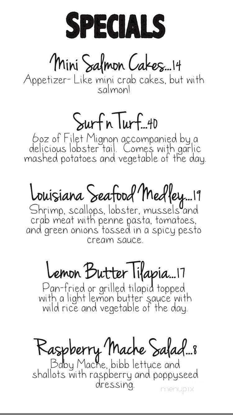 Lakehouse - Culver, IN menu_pic