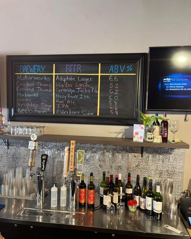 Wine at the Docks - Tarpon Springs, FL menu_pic