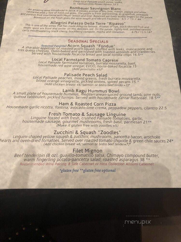 Chimayo Stone Fired Kitchen - Durango, CO menu_pic