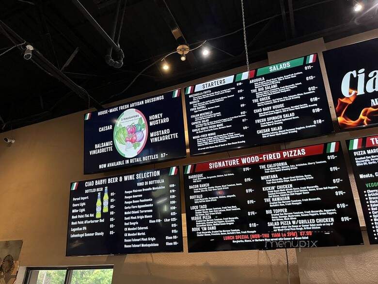Ciao Baby - Collierville, TN menu_pic