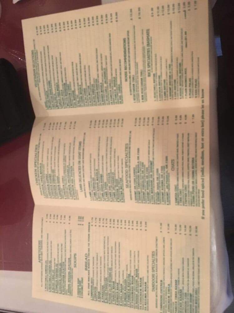 Delhi Palace - Indianapolis, IN menu_pic