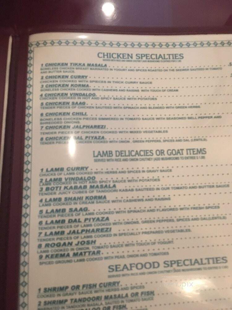 Delhi Palace - Indianapolis, IN menu_pic