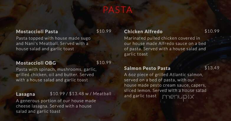 Nicky's Pizza - Kansas City, MO menu_pic